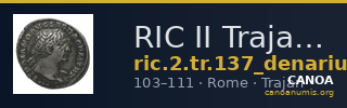 RIC II Trajan 137 (denarius) — CANOA