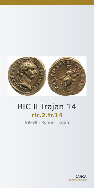 RIC II Trajan 14 — CANOA