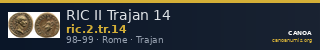 RIC II Trajan 14 — CANOA