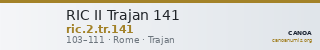 RIC II Trajan 141 — CANOA