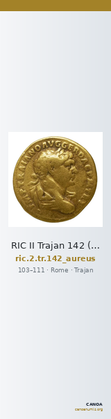 RIC II Trajan 142 (aureus) — CANOA