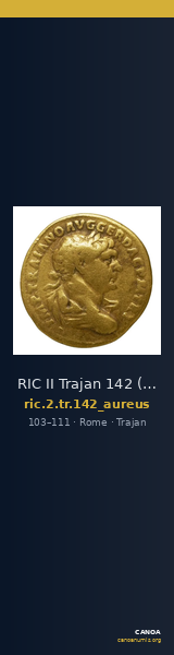 RIC II Trajan 142 (aureus) — CANOA