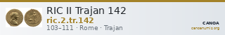 RIC II Trajan 142 — CANOA