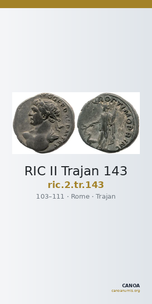 RIC II Trajan 143 — CANOA