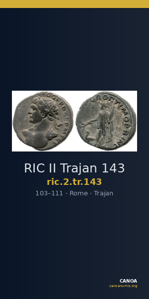 RIC II Trajan 143 — CANOA
