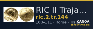 RIC II Trajan 144 — CANOA