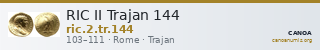 RIC II Trajan 144 — CANOA