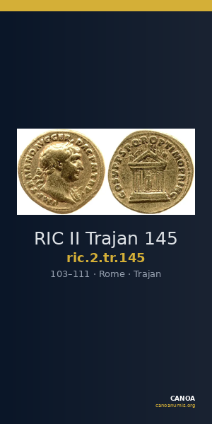 RIC II Trajan 145 — CANOA