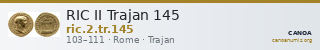 RIC II Trajan 145 — CANOA