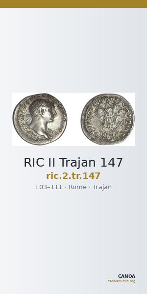 RIC II Trajan 147 — CANOA