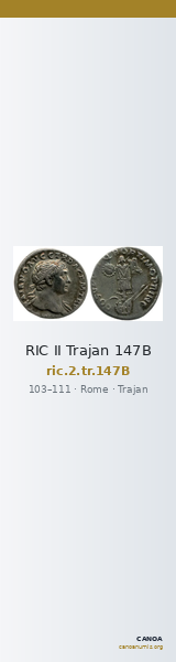 RIC II Trajan 147B — CANOA