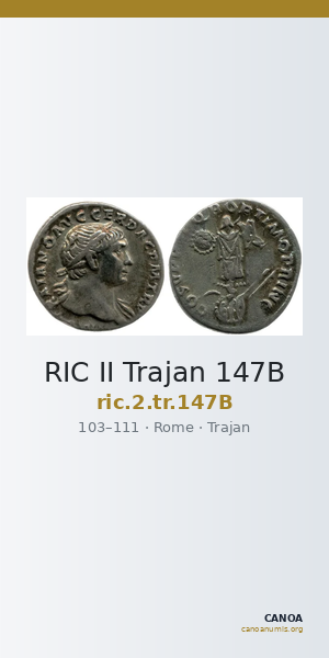RIC II Trajan 147B — CANOA
