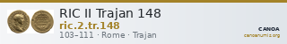 RIC II Trajan 148 — CANOA