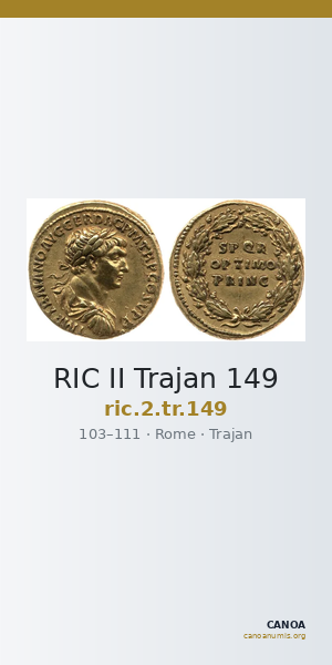 RIC II Trajan 149 — CANOA