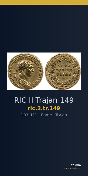 RIC II Trajan 149 — CANOA