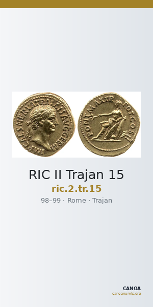 RIC II Trajan 15 — CANOA