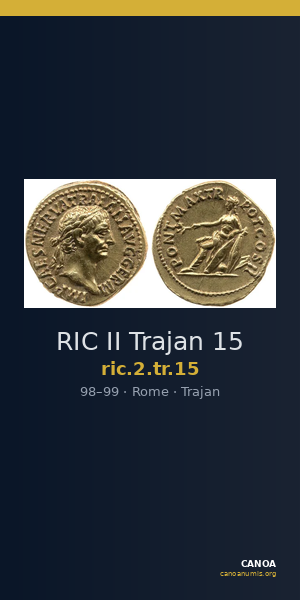 RIC II Trajan 15 — CANOA