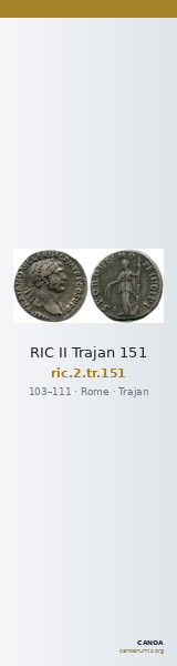RIC II Trajan 151 — CANOA