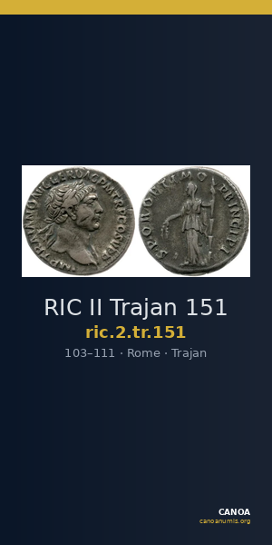 RIC II Trajan 151 — CANOA