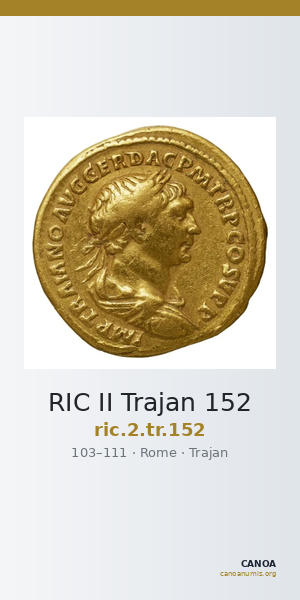 RIC II Trajan 152 — CANOA