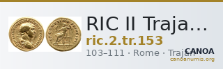 RIC II Trajan 153 — CANOA