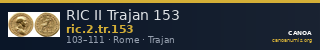 RIC II Trajan 153 — CANOA