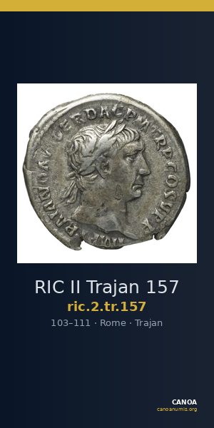 RIC II Trajan 157 — CANOA