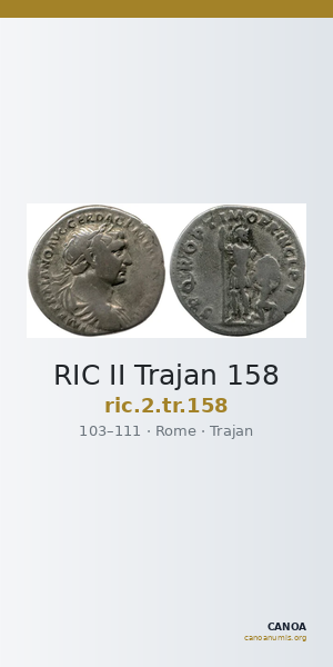 RIC II Trajan 158 — CANOA