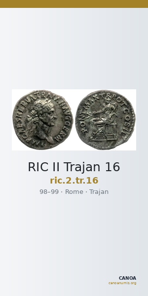 RIC II Trajan 16 — CANOA