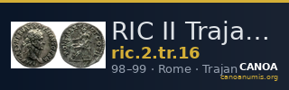 RIC II Trajan 16 — CANOA