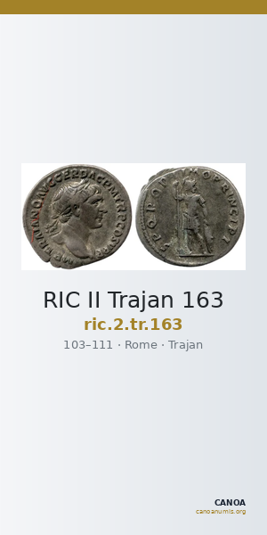 RIC II Trajan 163 — CANOA