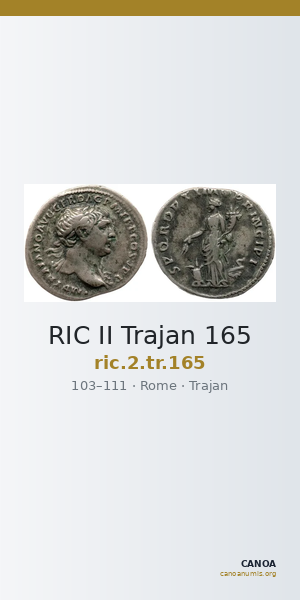 RIC II Trajan 165 — CANOA
