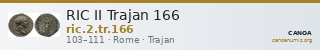 RIC II Trajan 166 — CANOA