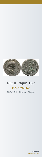 RIC II Trajan 167 — CANOA