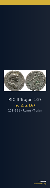 RIC II Trajan 167 — CANOA
