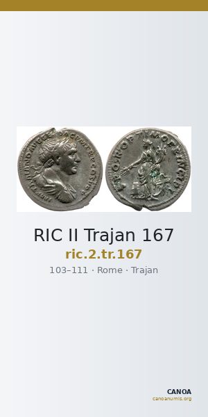 RIC II Trajan 167 — CANOA