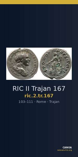 RIC II Trajan 167 — CANOA