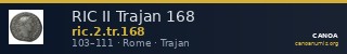 RIC II Trajan 168 — CANOA
