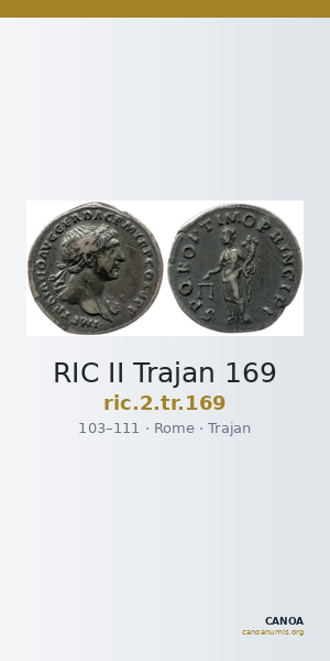 RIC II Trajan 169 — CANOA