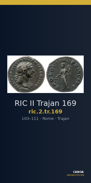 RIC II Trajan 169 — CANOA