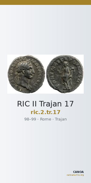 RIC II Trajan 17 — CANOA