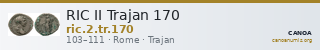 RIC II Trajan 170 — CANOA