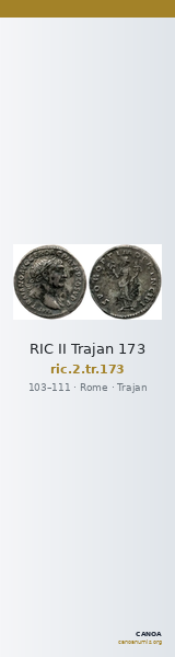 RIC II Trajan 173 — CANOA