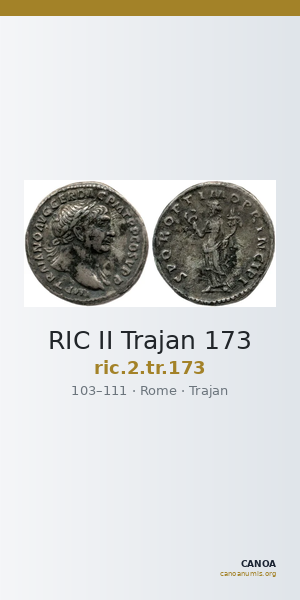 RIC II Trajan 173 — CANOA