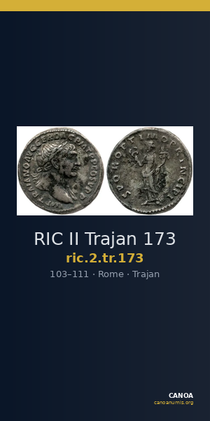 RIC II Trajan 173 — CANOA