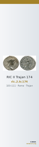 RIC II Trajan 174 — CANOA