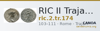 RIC II Trajan 174 — CANOA