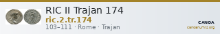 RIC II Trajan 174 — CANOA
