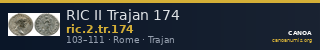 RIC II Trajan 174 — CANOA