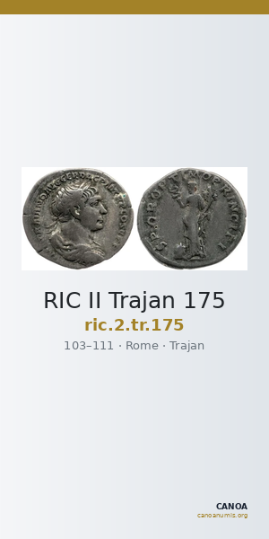 RIC II Trajan 175 — CANOA
